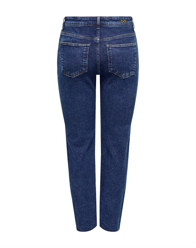 JDY - JDYLullu Straight Jeans - Dark Blue Denim
